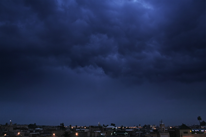 Orage ~ Marrakech ~ Maroc ~ 12 fevrier 2006
