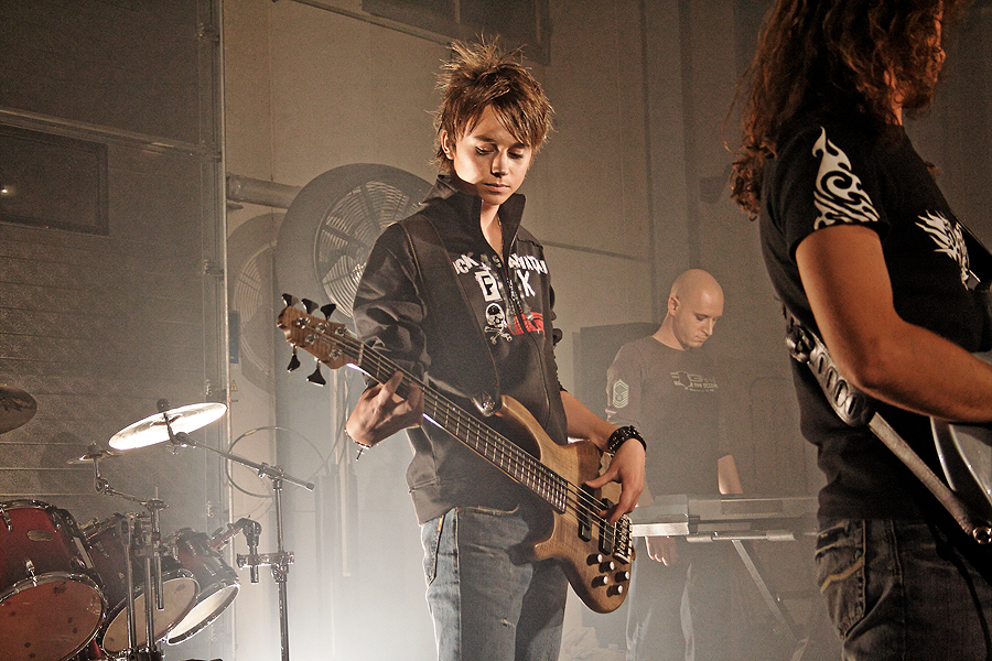 Photo du tournage du clip des Lightseekers