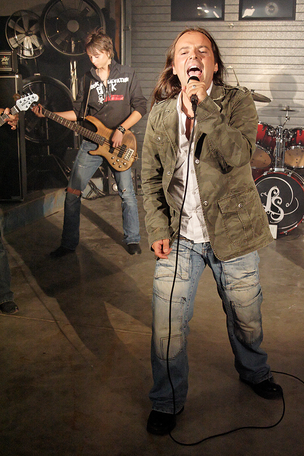 Photo du tournage du clip des Lightseekers