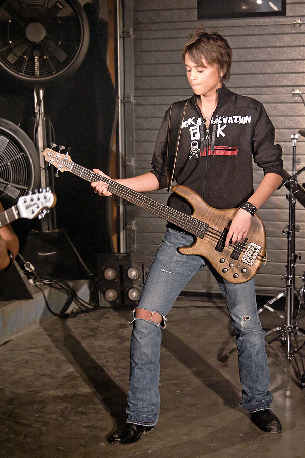 Photo du tournage du clip des Lightseekers