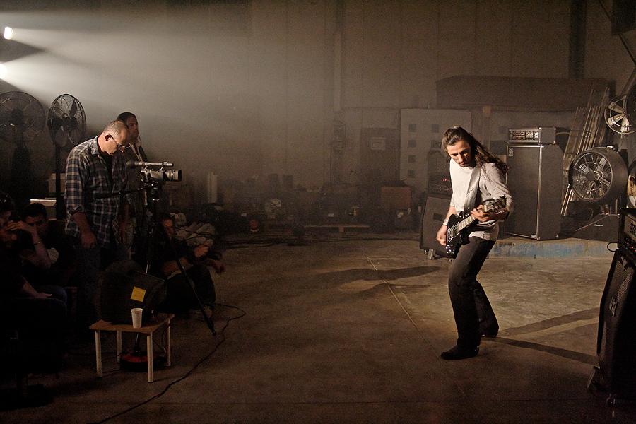 Photo du tournage du clip des Lightseekers