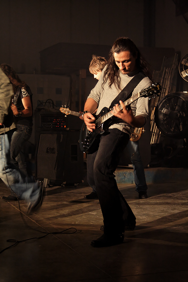 Photo du tournage du clip des Lightseekers