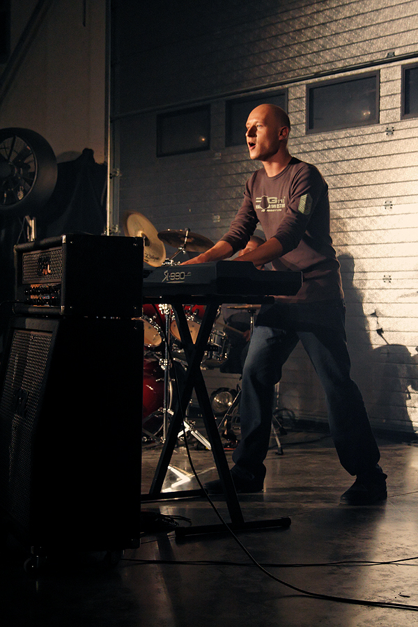 Photo du tournage du clip des Lightseekers