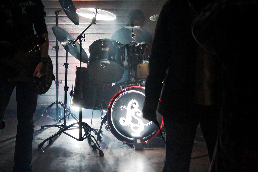 Photo du tournage du clip des Lightseekers