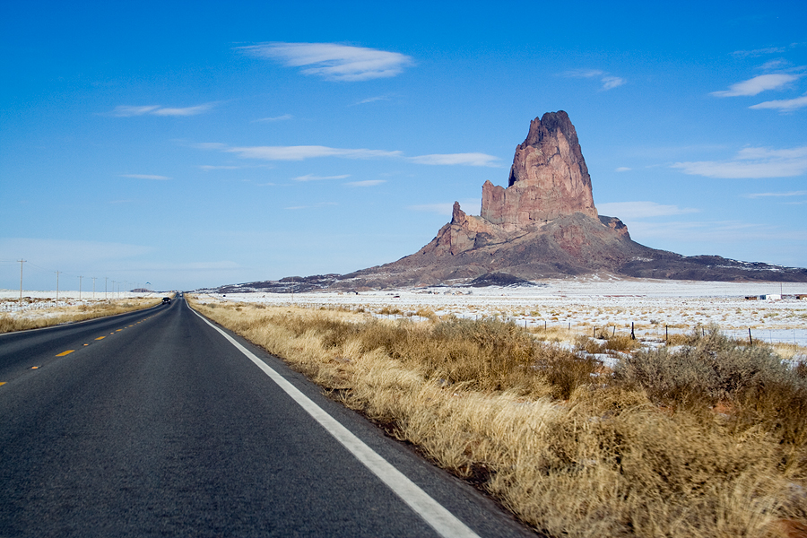 Sur la route de Monument Valley - Arizona - USA